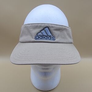 Adidas Climalite Men's Visor Hat Cap Brown Khaki Blue Adjustable StrapBack Cool